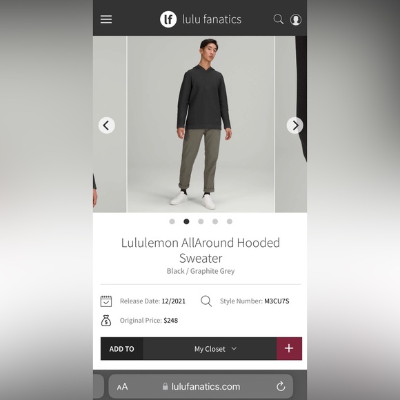 AllAround Hooded Sweater. Brand new - Picture 6 of 6